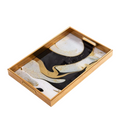 IvoQ Tray Gold & Schwarz