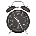 IvoQ Wekker Retro Zwart Stil Luide Bel-IvoQ
