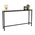 IvoQ Schmaler Beistelltisch Industrial - 120x20x65 cm