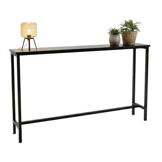 IvoQ Schmaler Beistelltisch Industrial - 120x20x65 cm