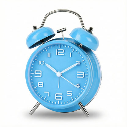 IvoQ Wecker Retro Blau Leise