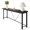 IvoQ Sidetable Industrieel Hout Metaal Zwart-IvoQ