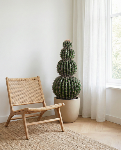 IvoQ Künstlicher Kaktus XXL 92 cm