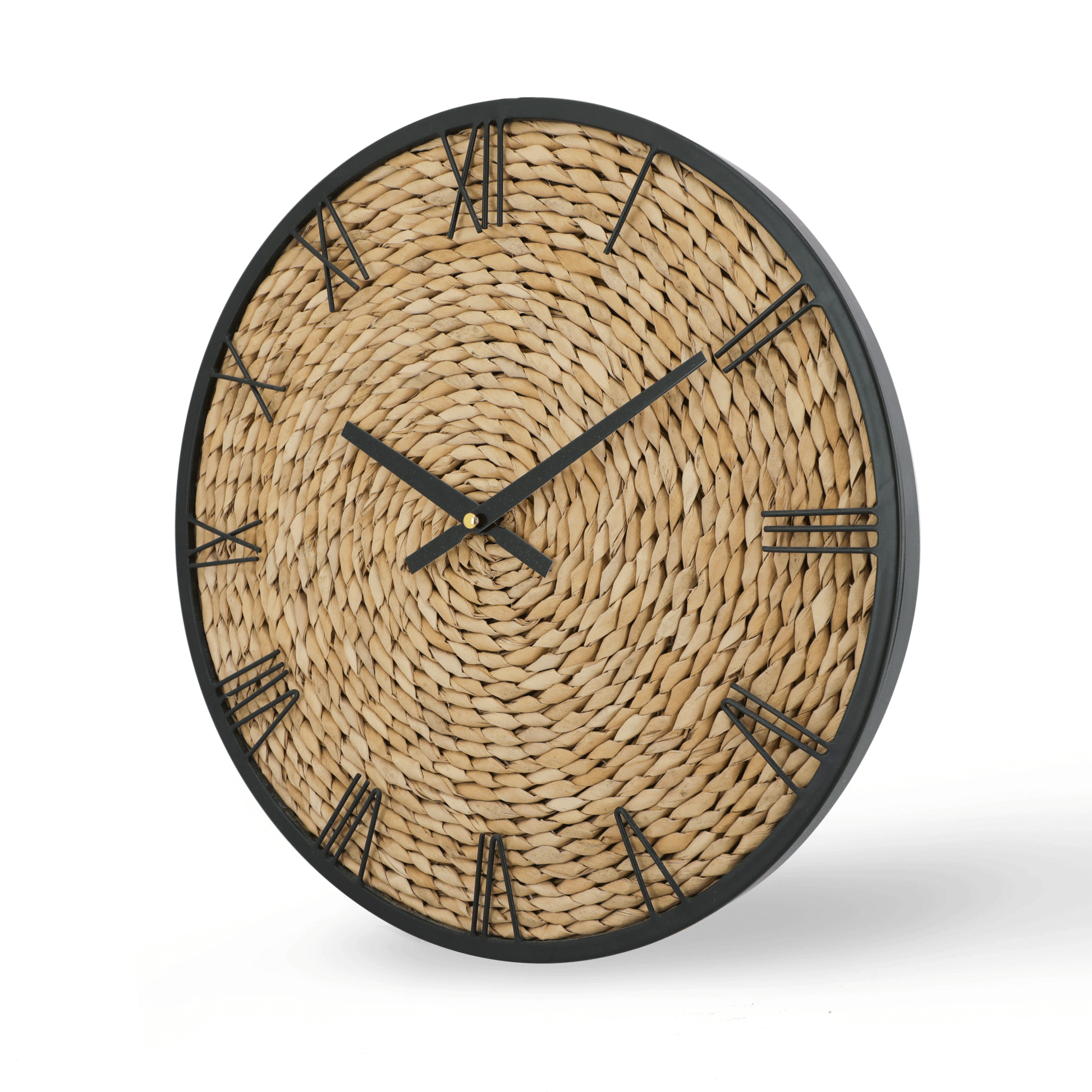 IvoQ Wandklok Zeegras Stil Quartz 40 cm-IvoQ