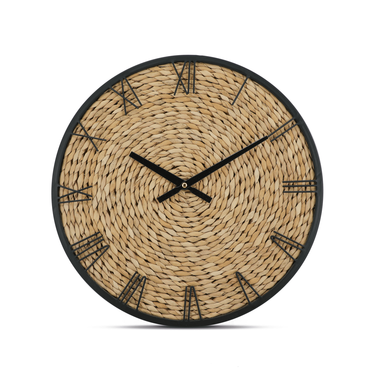 IvoQ Wandklok Zeegras Stil Quartz 40 cm-IvoQ