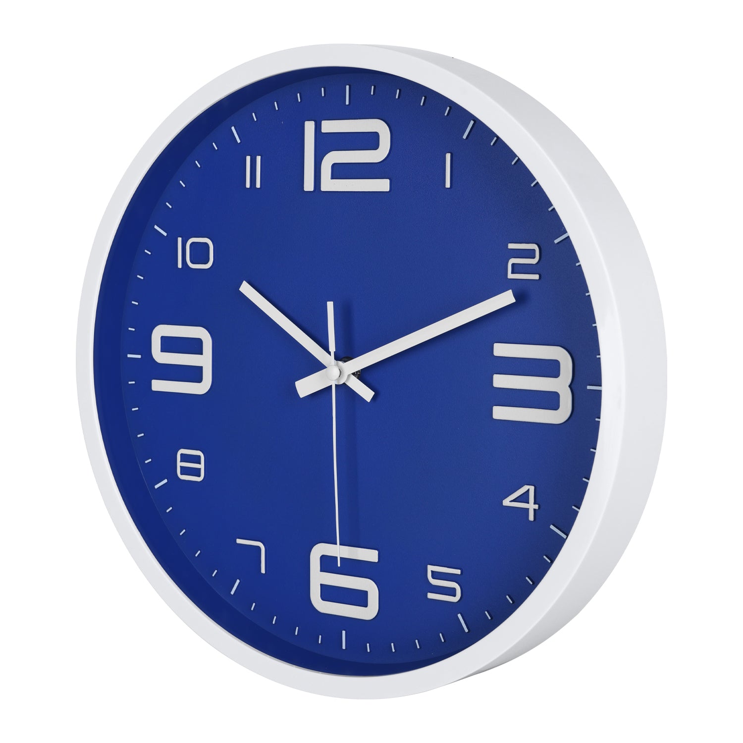 IvoQ Wandklok Blauw 30 cm