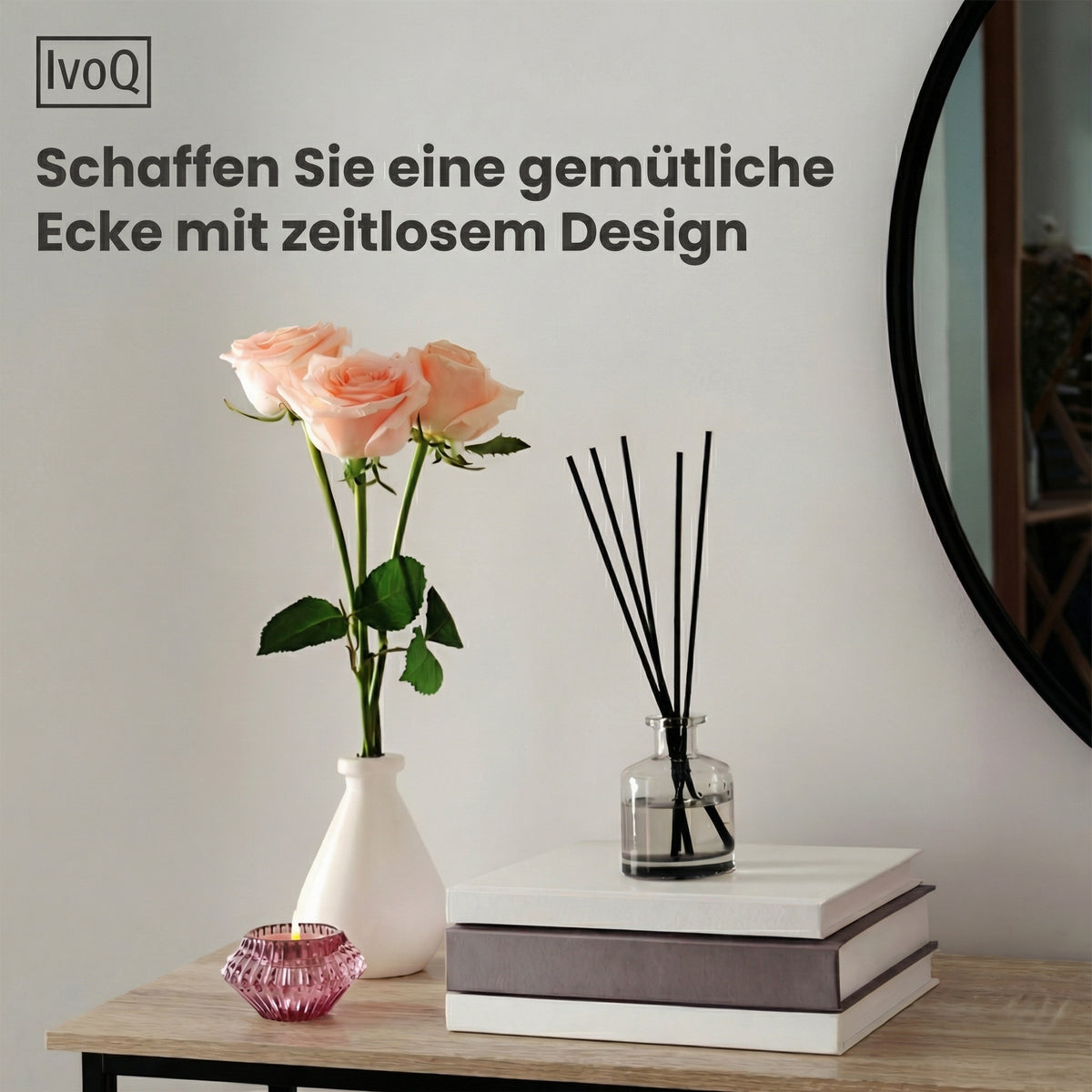 IvoQ Industrie-Beistelltisch - Konsolentisch Holz & Metall - Schmaler Flurtisch - Eichenoptik/Schwarz - 120x23x74 cm