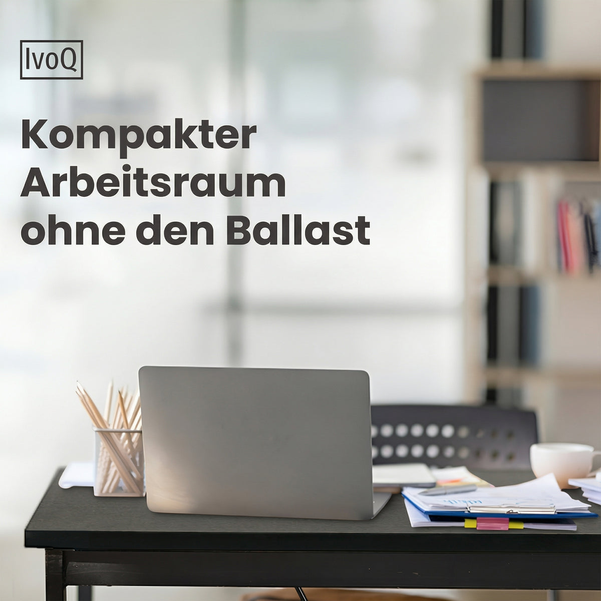 IvoQ Sidetables - 2er-Set - Schwarz - Schmale industrielle Konsolentische - 120x23 cm - Flurtische