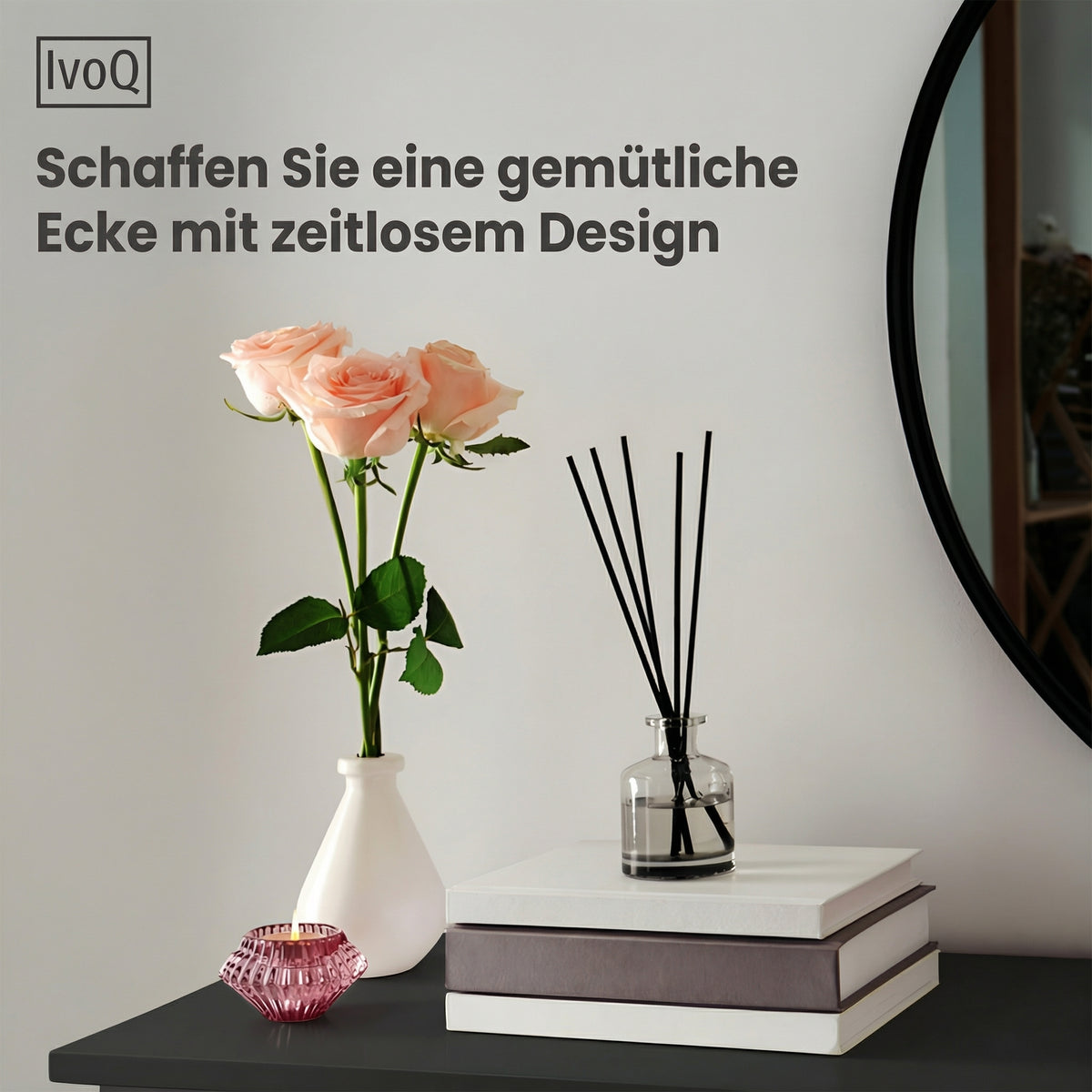 IvoQ Sidetables - 2er-Set - Schwarz - Schmale industrielle Konsolentische - 120x23 cm - Flurtische