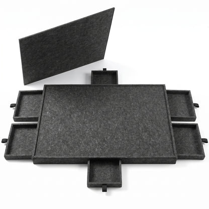 IvoQ Puzzle Board - 1000 Teile - 6 Sortierschubladen mit Ständer
