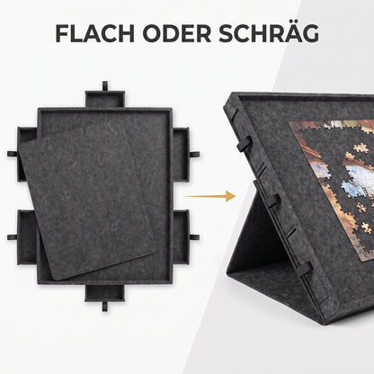 IvoQ Puzzle Board - 1000 Teile - 6 Sortierschubladen mit Ständer