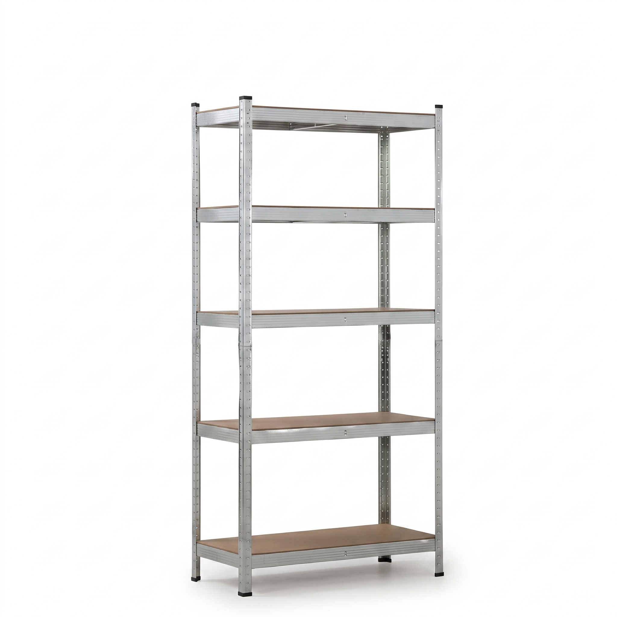 IvoQ Lagerregal – 180 x 90 x 40 cm – 5 verstellbare Böden – 875 kg Tragkraft – verzinkter Stahl