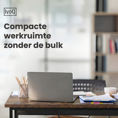 IvoQ Industrie-Beistelltisch (2er-Set) Braun