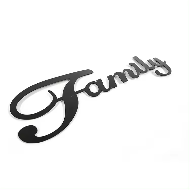 IvoQ Wanddecoratie Family Metaal Zwart-IvoQ