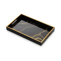 IvoQ Luxe Dienblad Zwart Goud 45x30 cm-IvoQ