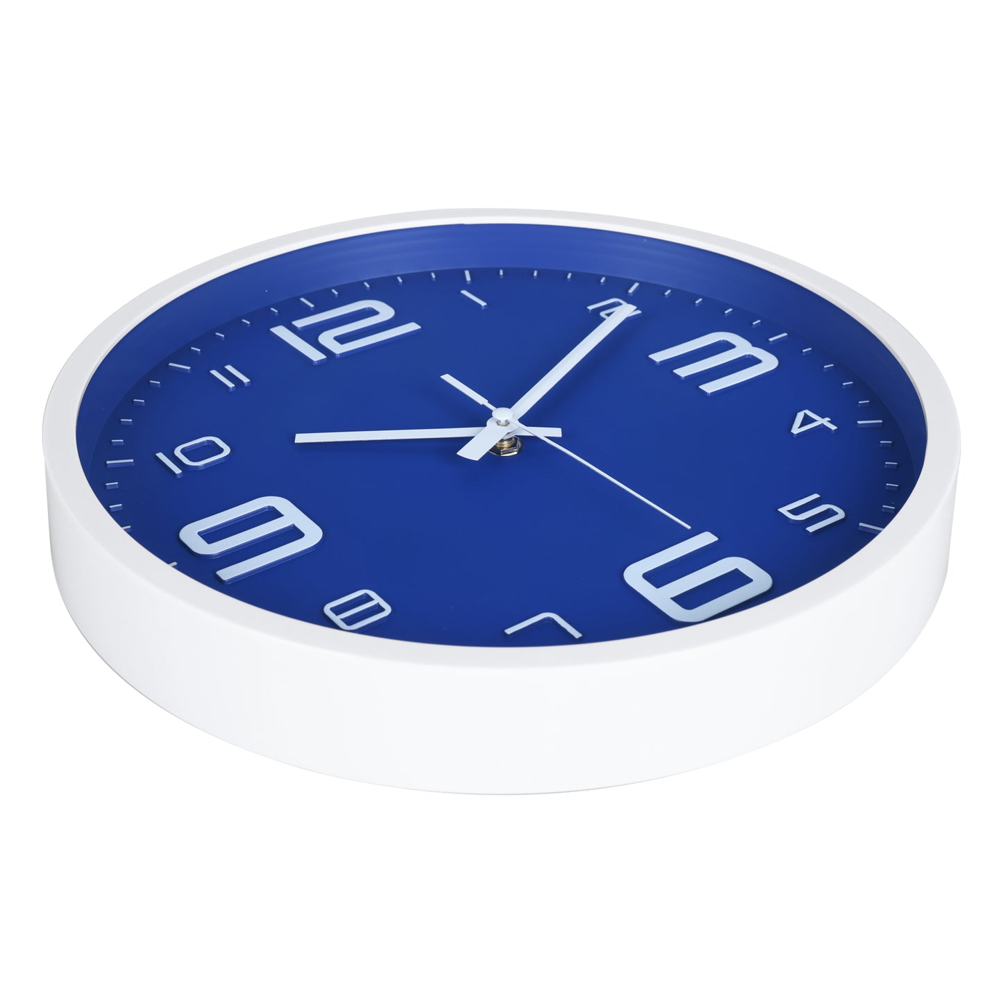 IvoQ Wandklok Blauw 30 cm