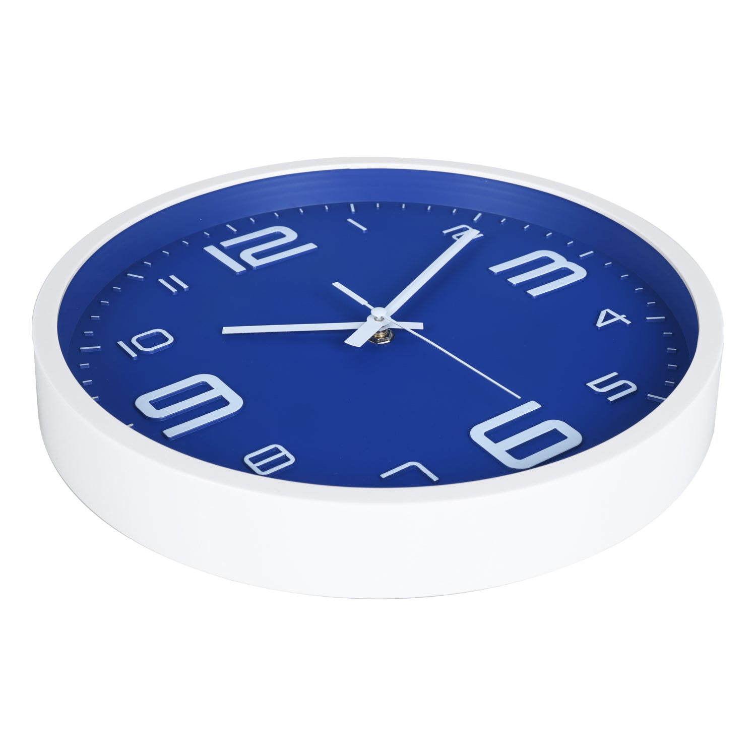 IvoQ Wandklok Blauw 30 cm