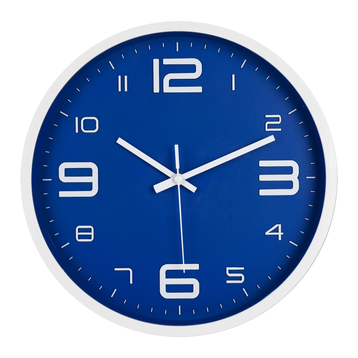IvoQ Wandklok Blauw 30 cm