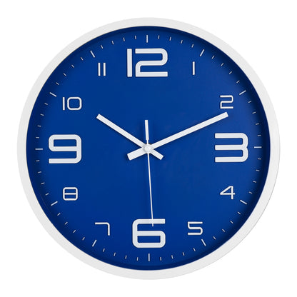 IvoQ Wandklok Blauw 30 cm