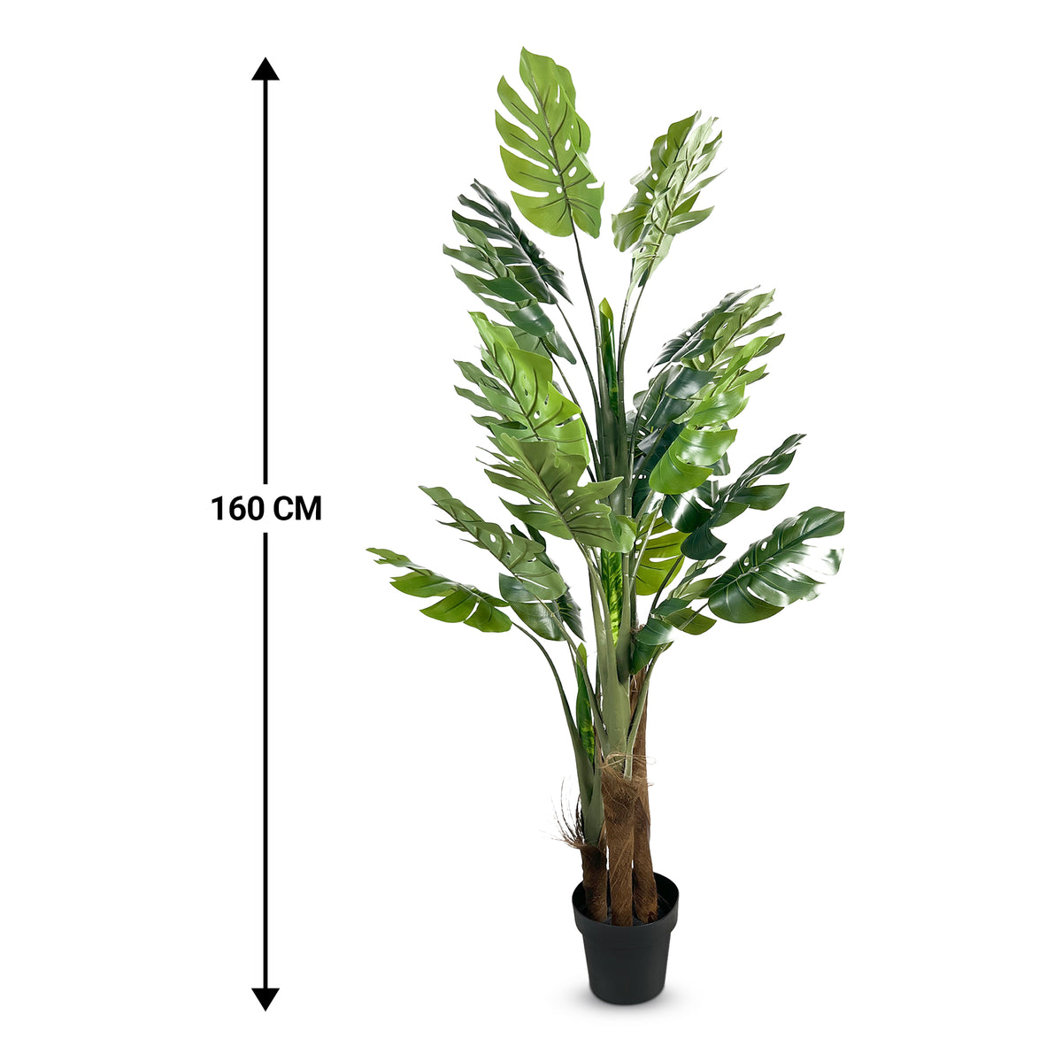 IvoQ Monstera Kunstplant 160 cm-IvoQ