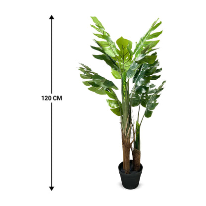 IvoQ Monstera Kunstplant 120 cm-IvoQ