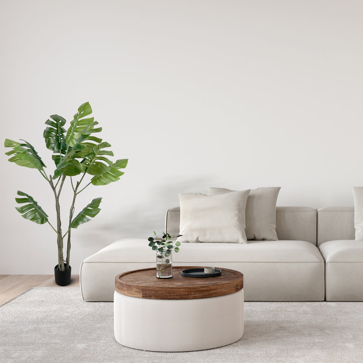 IvoQ Monstera Kunstplant 140 cm-IvoQ
