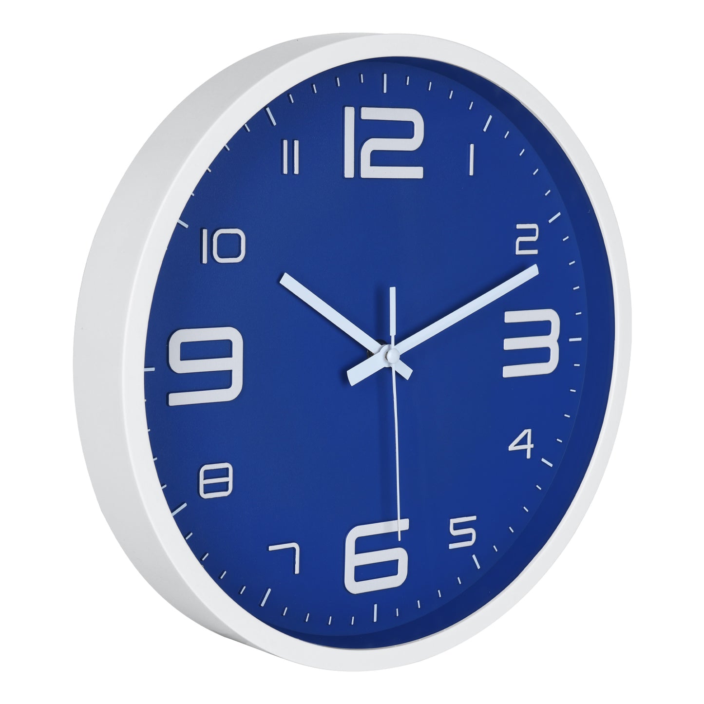 IvoQ Wandklok Blauw 30 cm