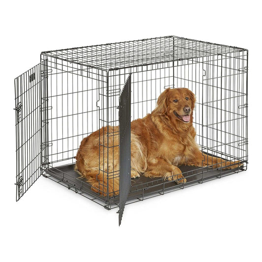 IvoQ Hondenbench XXL – Zwart – 122×75×84 cm-IvoQ