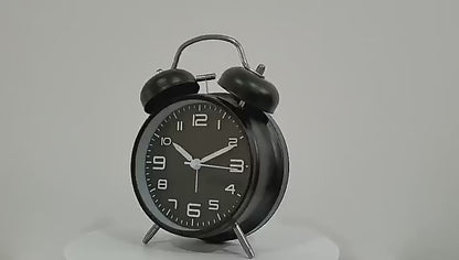 IvoQ Wecker Retro Weiß Laut